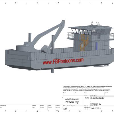 Motorised dredging vessels/barges