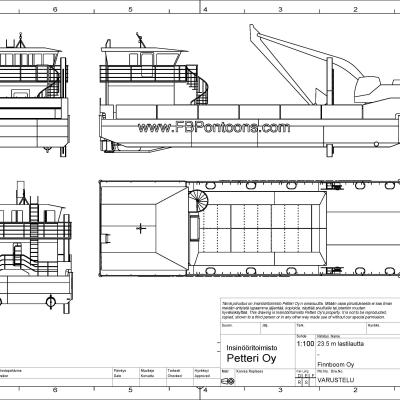 Motorised dredging vessels/barges