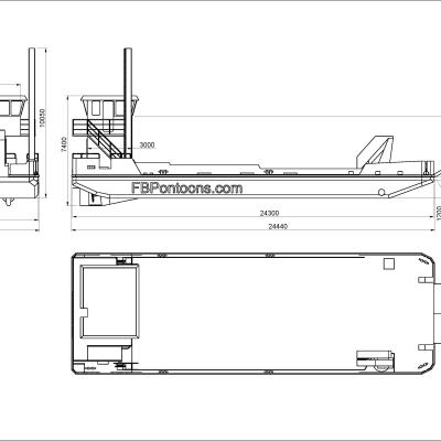 Motorised transportation vessels/barges