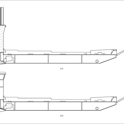 Motorised transportation vessels/barges