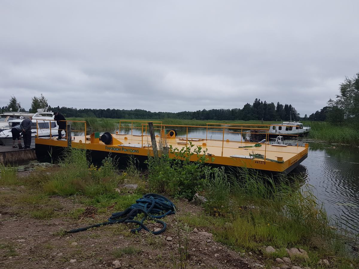 Transportation pontoons